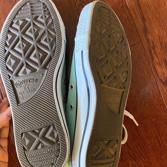 Mint-green Low Top Converse - Picture 4 of 5